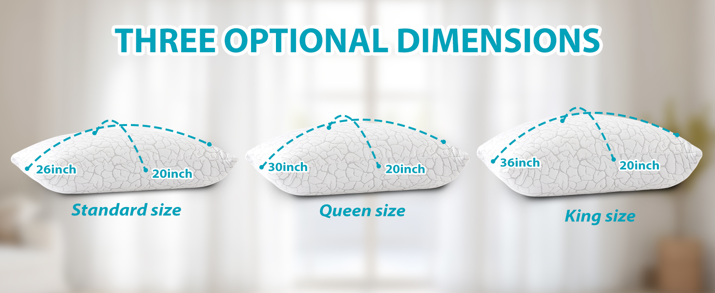 cooling pillows shredded memory foam