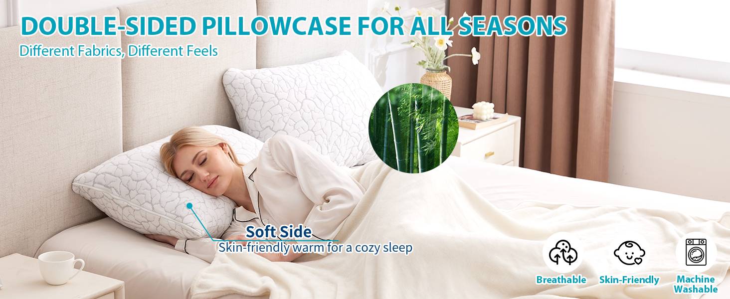 cooling pillows shredded memory foam