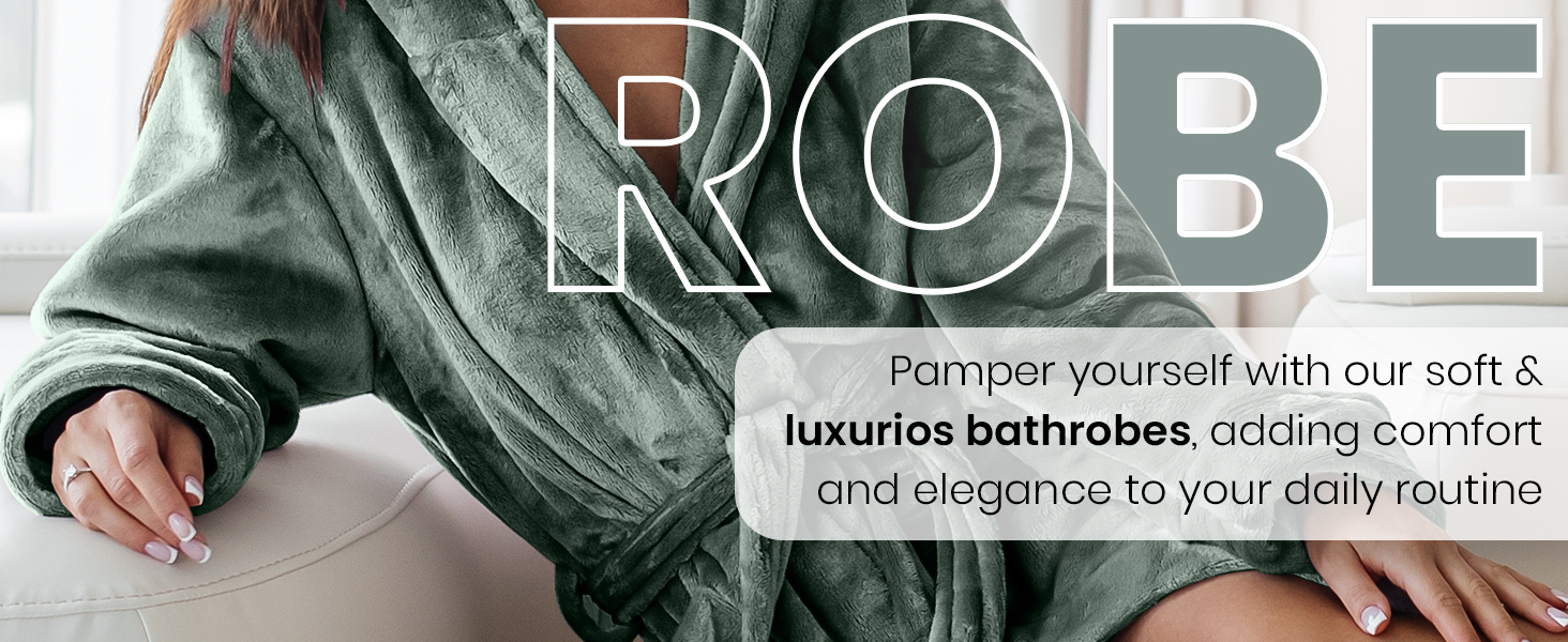 Bathrobe for women, robe for women, women's bathrobe, hooded robe, luxury robe