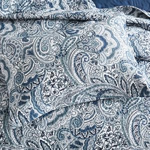 cotton bedspread quilt sets coverlets comforter blue paisley bedspread king queen size quilt