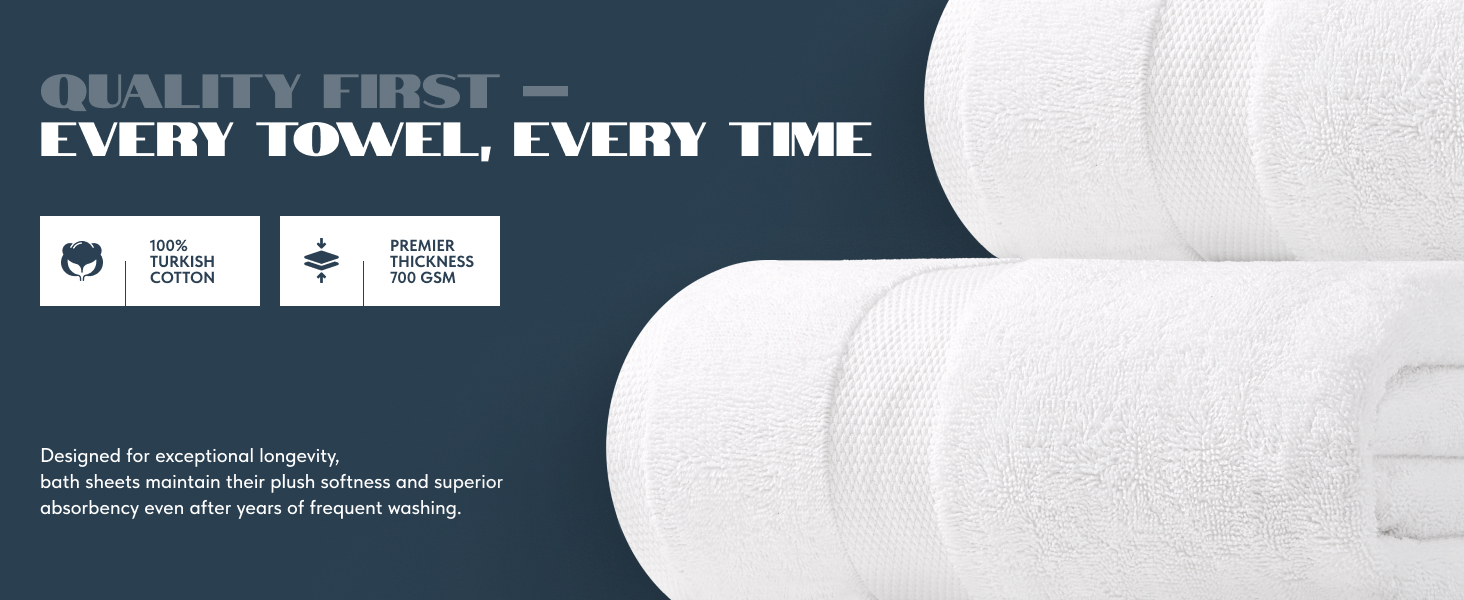 White Classic Hotel Collection Bath Sheets luxury bath towels extra large fluffy big bath towels 